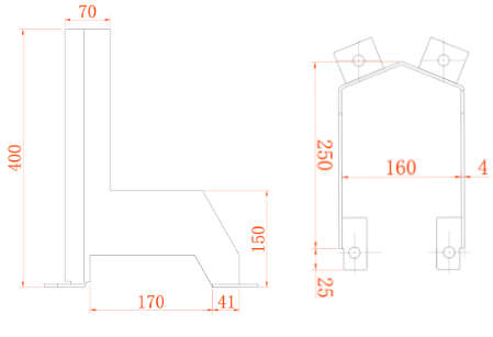 Dimensions sabot lisse basse
